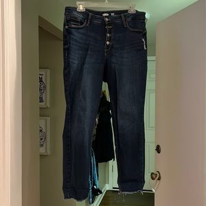 Old navy button fly rockstar jeans